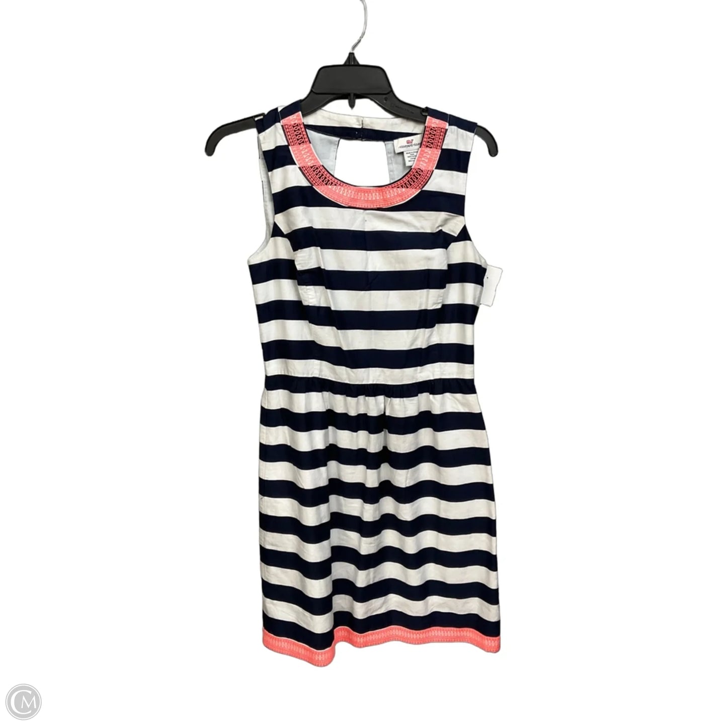 Dress Casual Midi By Vineyard Vines In Striped Pattern, Size: S