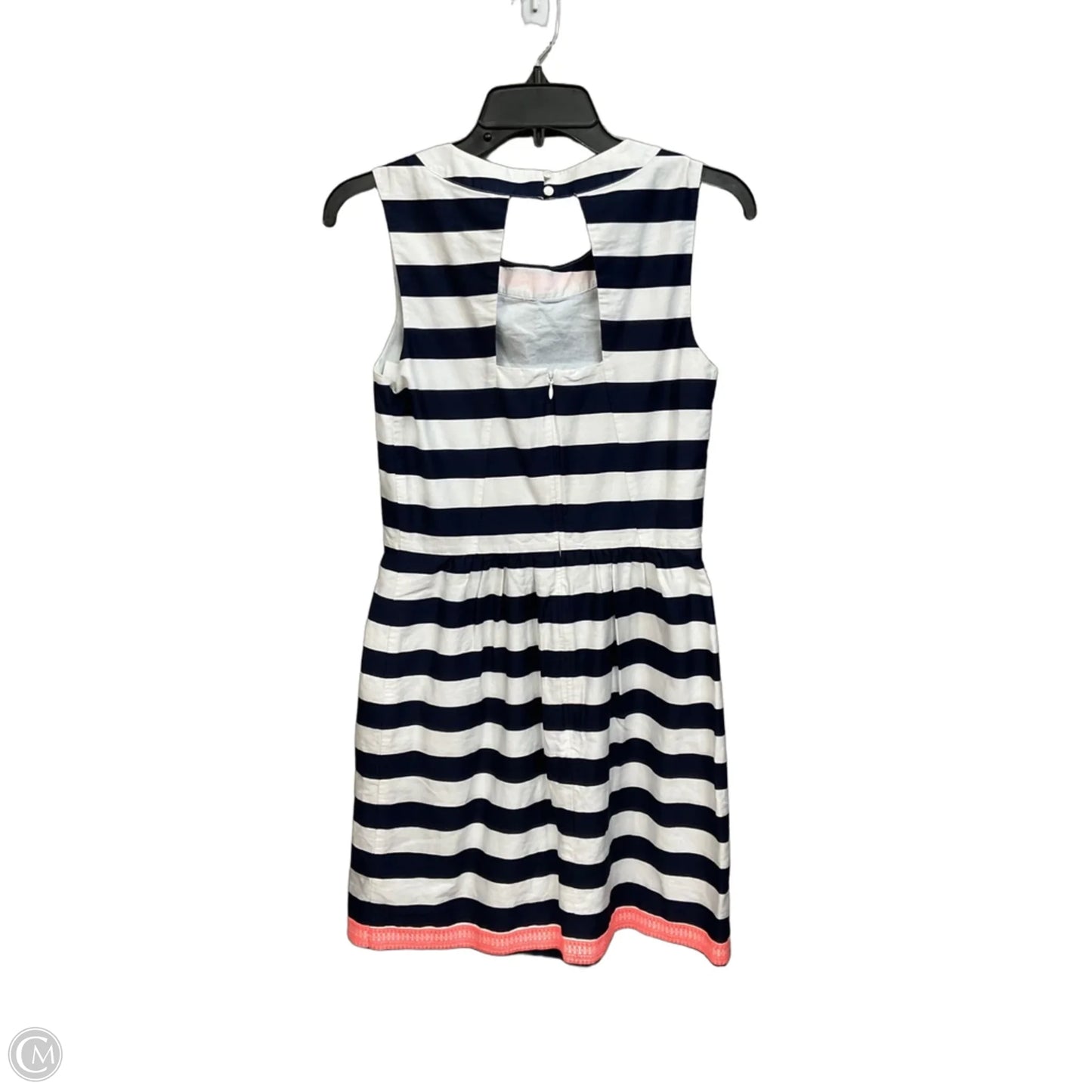 Dress Casual Midi By Vineyard Vines In Striped Pattern, Size: S