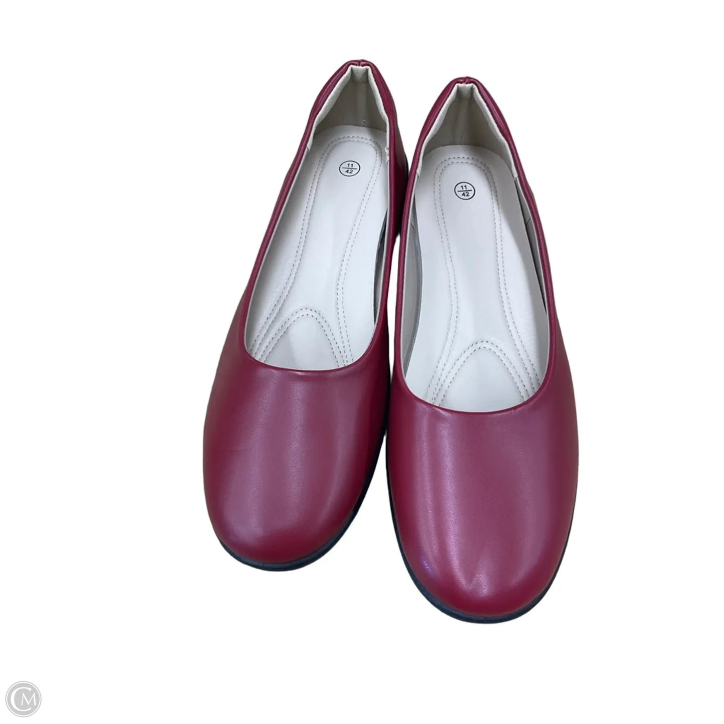 Shoes Flats By Clothes Mentor In Red, Size: 11