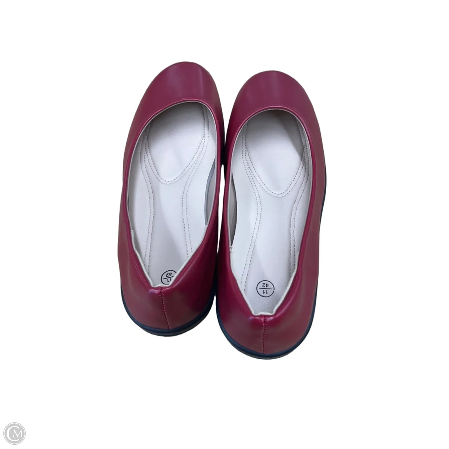 Shoes Flats By Clothes Mentor In Red, Size: 11