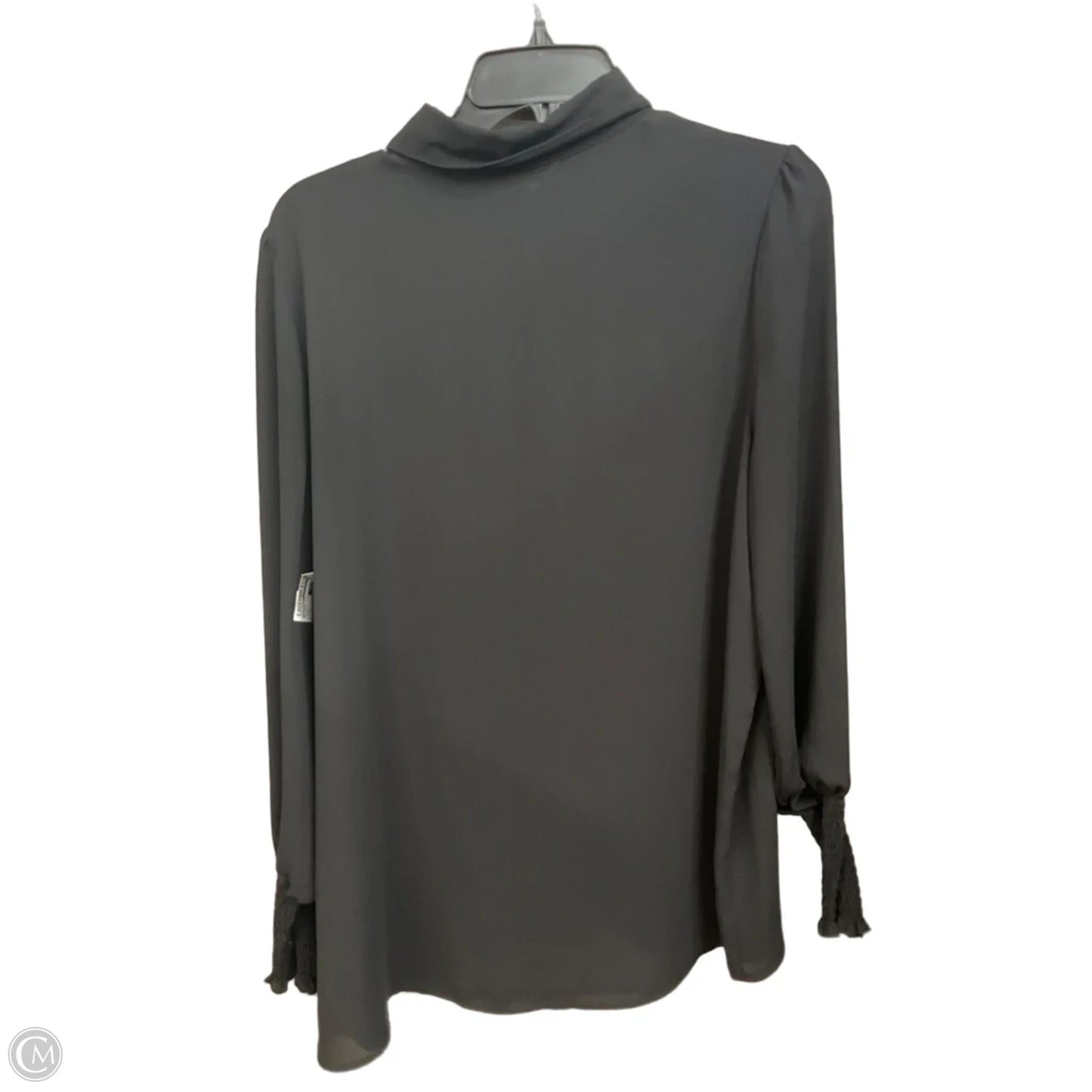 Blouse Long Sleeve By Express In Black, Size: L