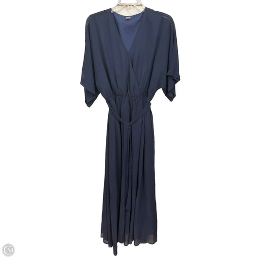 Dress Casual Maxi By Anrabess In Navy, Size: L