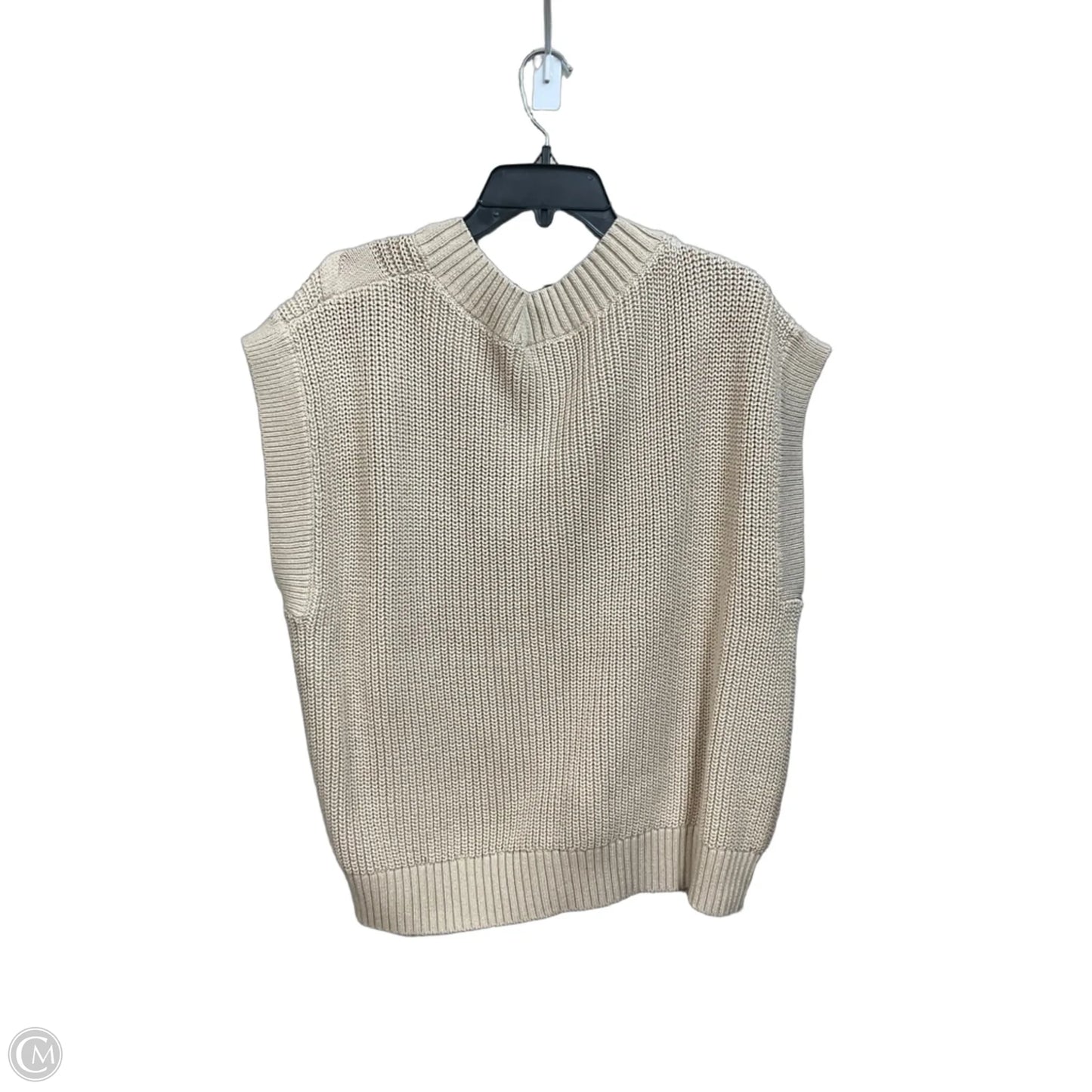 Vest Sweater By Express In Beige, Size: Xl