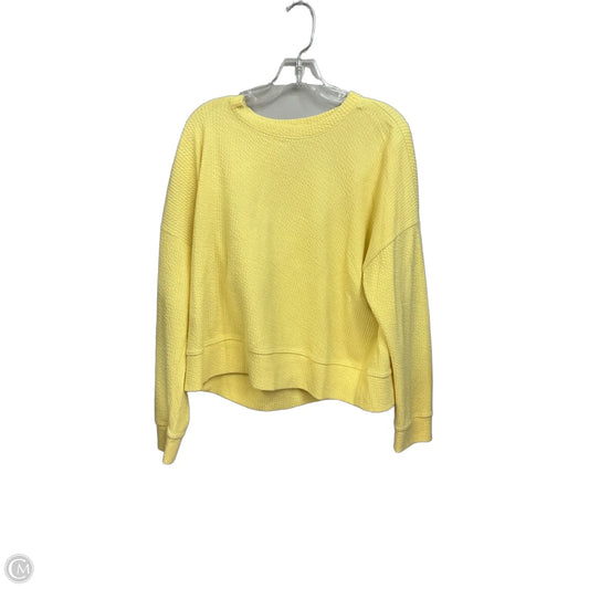 Top Long Sleeve By Calia In Yellow, Size: L