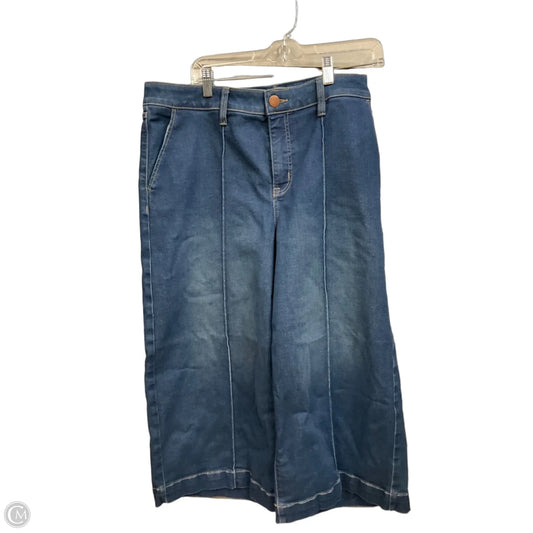 Jeans Cropped By Lane Bryant In Blue Denim, Size: 16