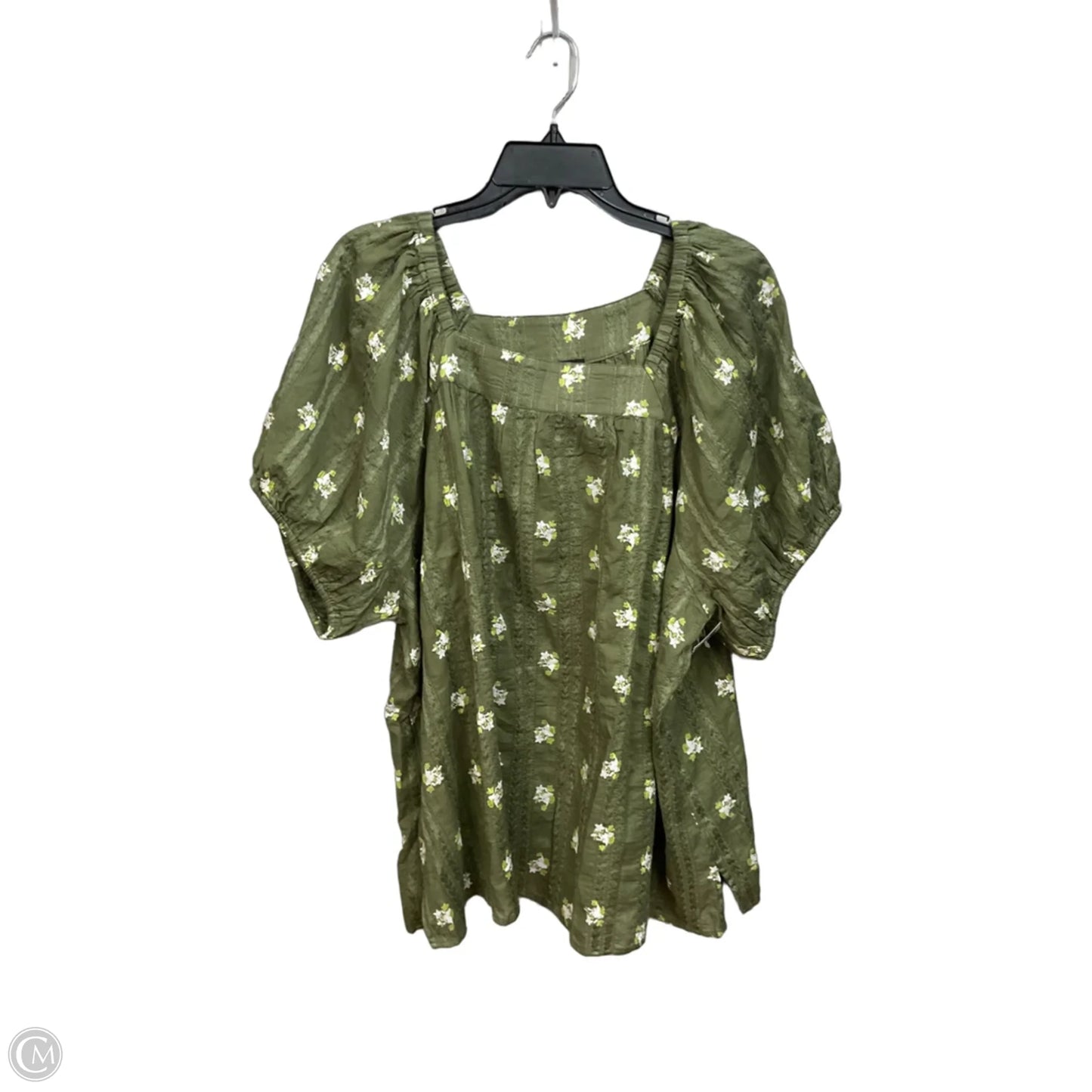 Top Short Sleeve By Lane Bryant In Floral Print, Size: 2x