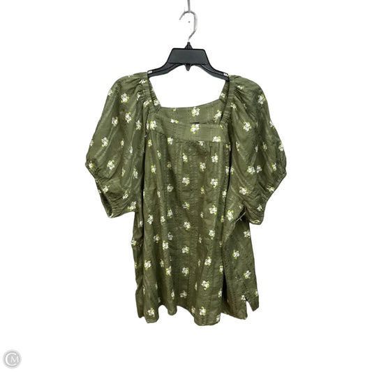 Top Short Sleeve By Lane Bryant In Floral Print, Size: 2x