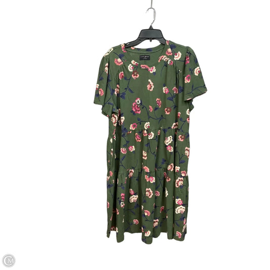 Dress Casual Midi By Lane Bryant In Floral Print, Size: 2x