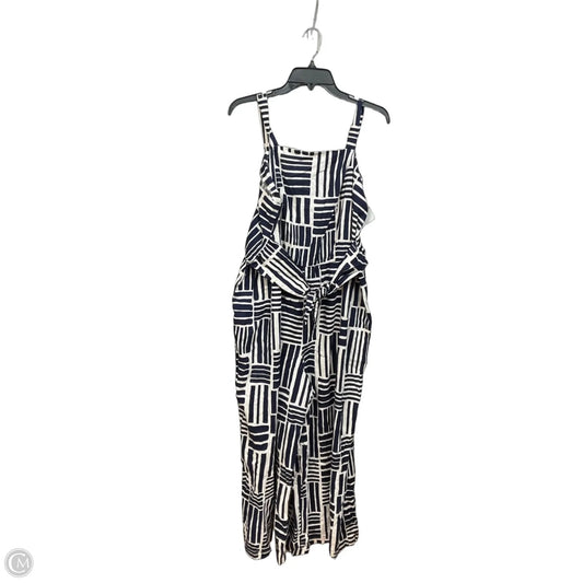 Jumpsuit By Lane Bryant In Blue & White, Size: 2x