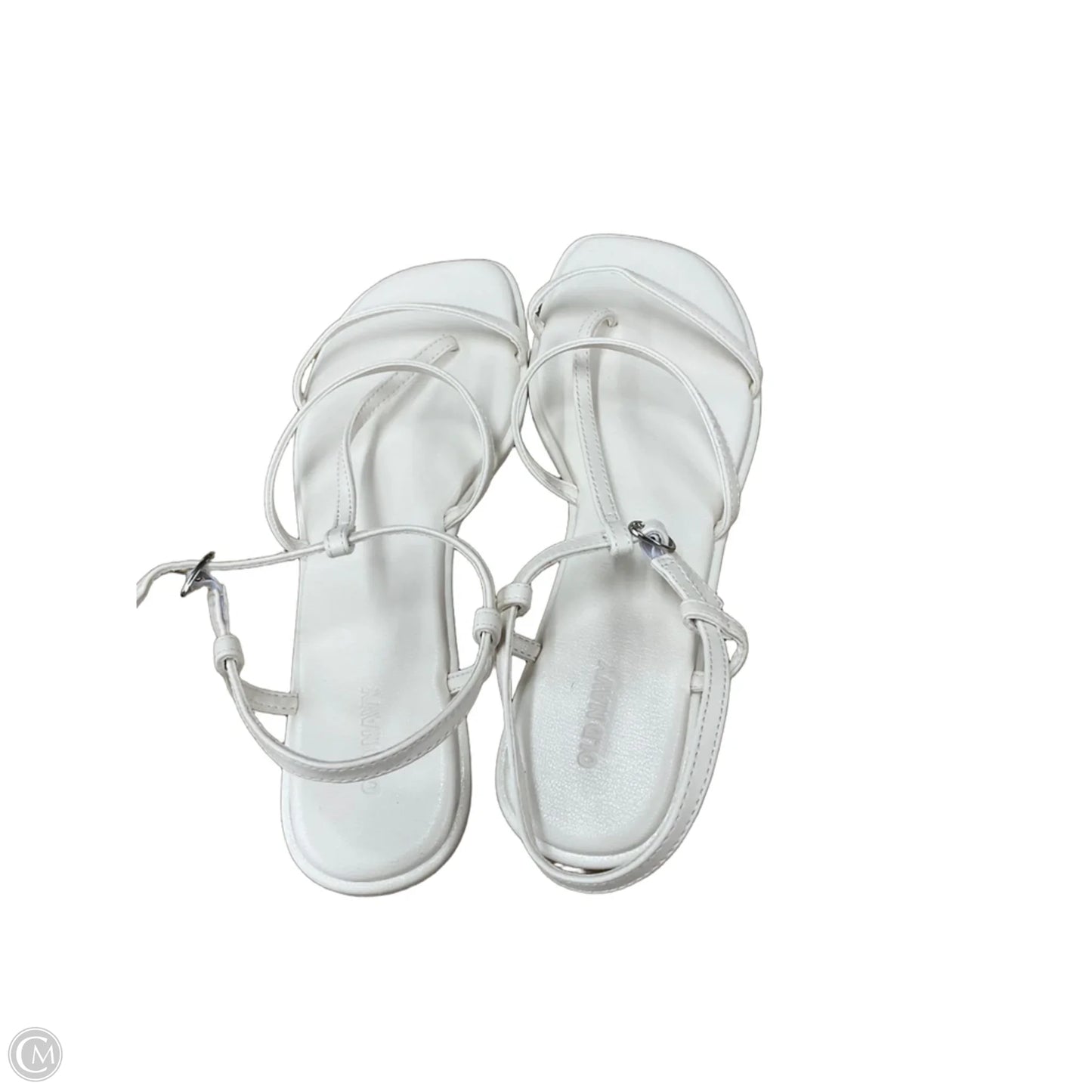 Sandals Flats By Old Navy In White, Size: 10