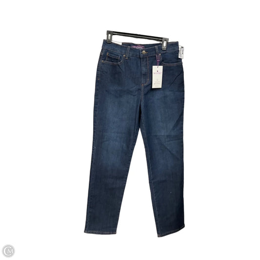 Jeans Straight By Gloria Vanderbilt In Blue Denim, Size: 8
