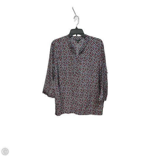 Top Long Sleeve By Talbots In Multi-colored, Size: Xlp