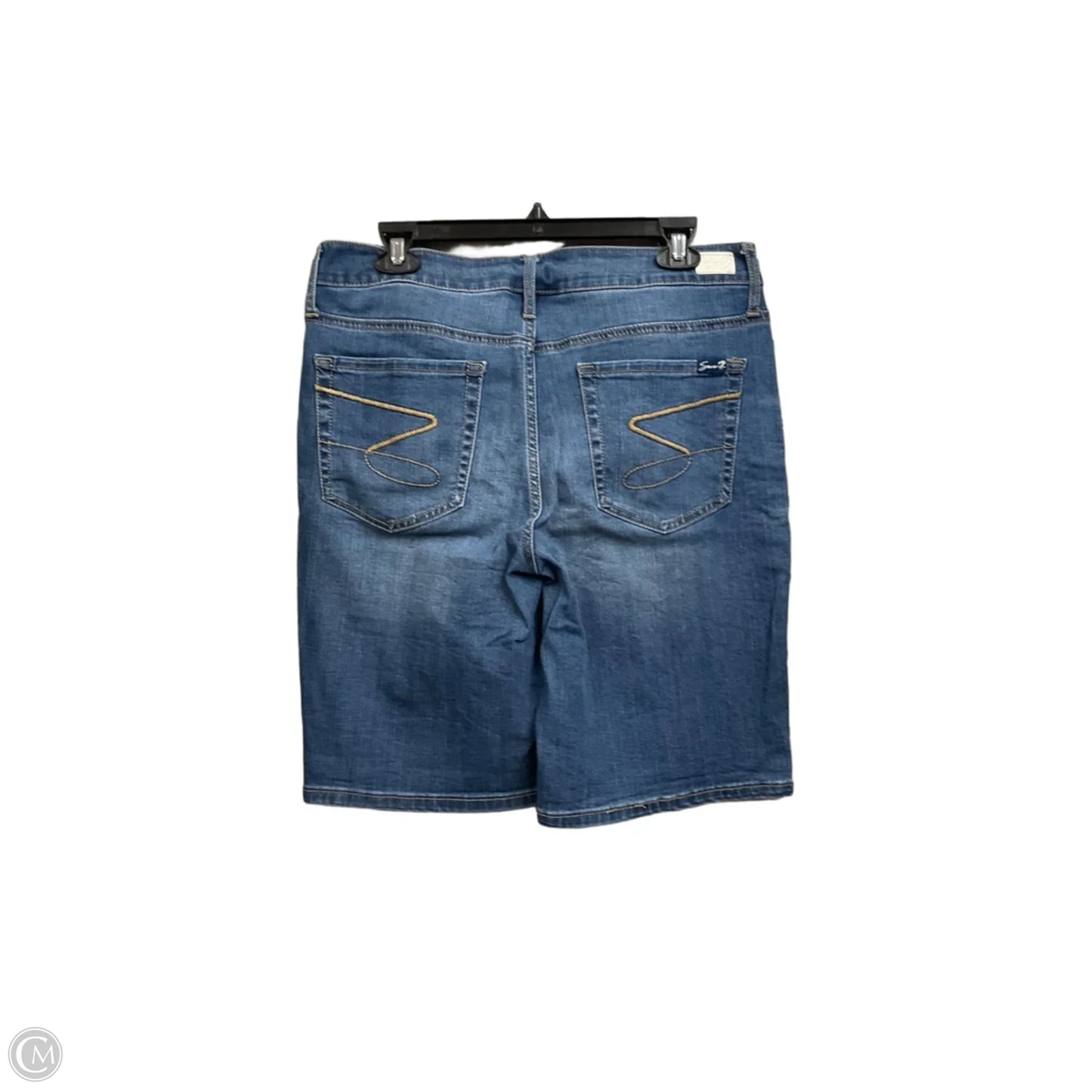 Shorts By Seven 7 In Blue Denim, Size: 12