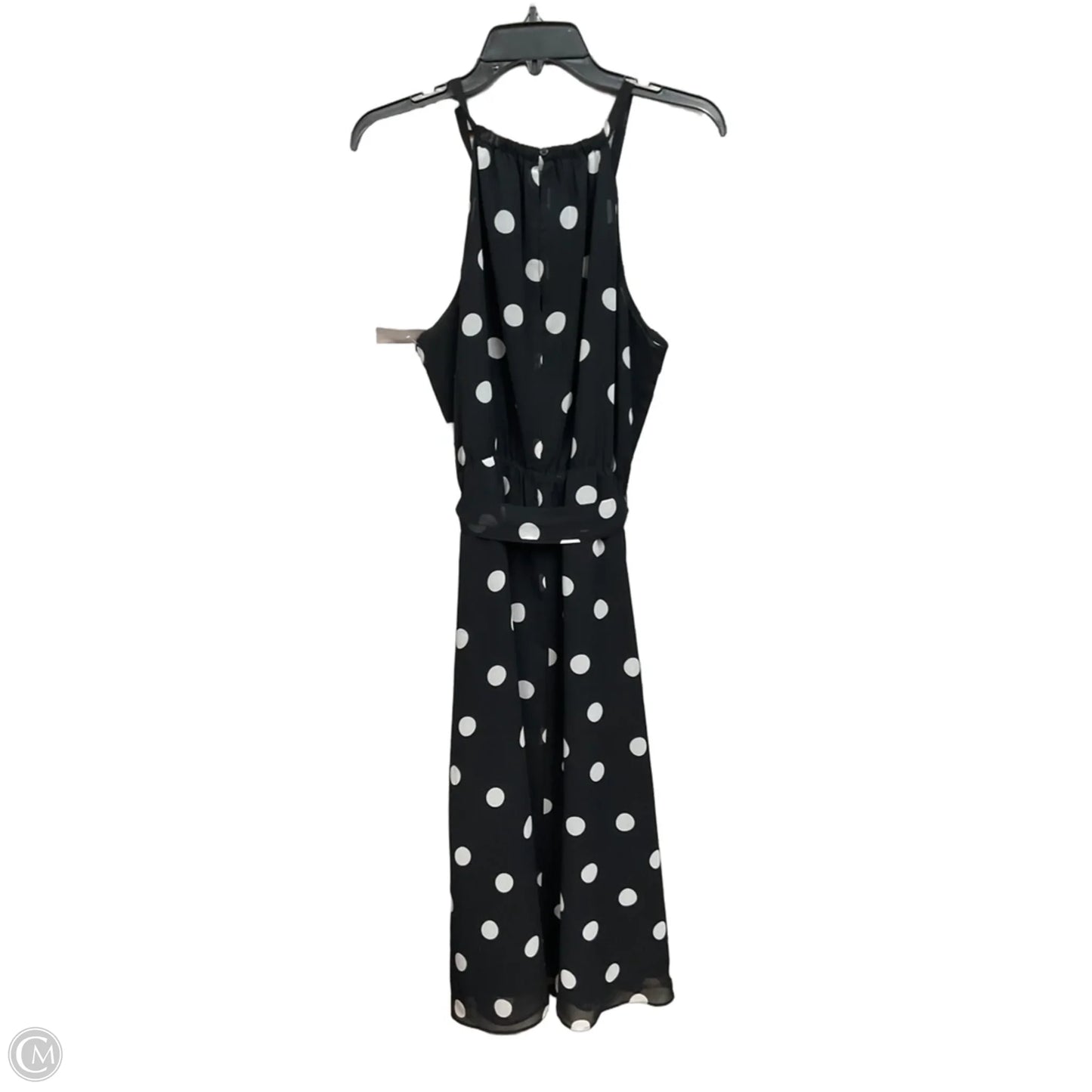 Dress Casual Midi By Banana Republic In Polkadot Pattern, Size: 10
