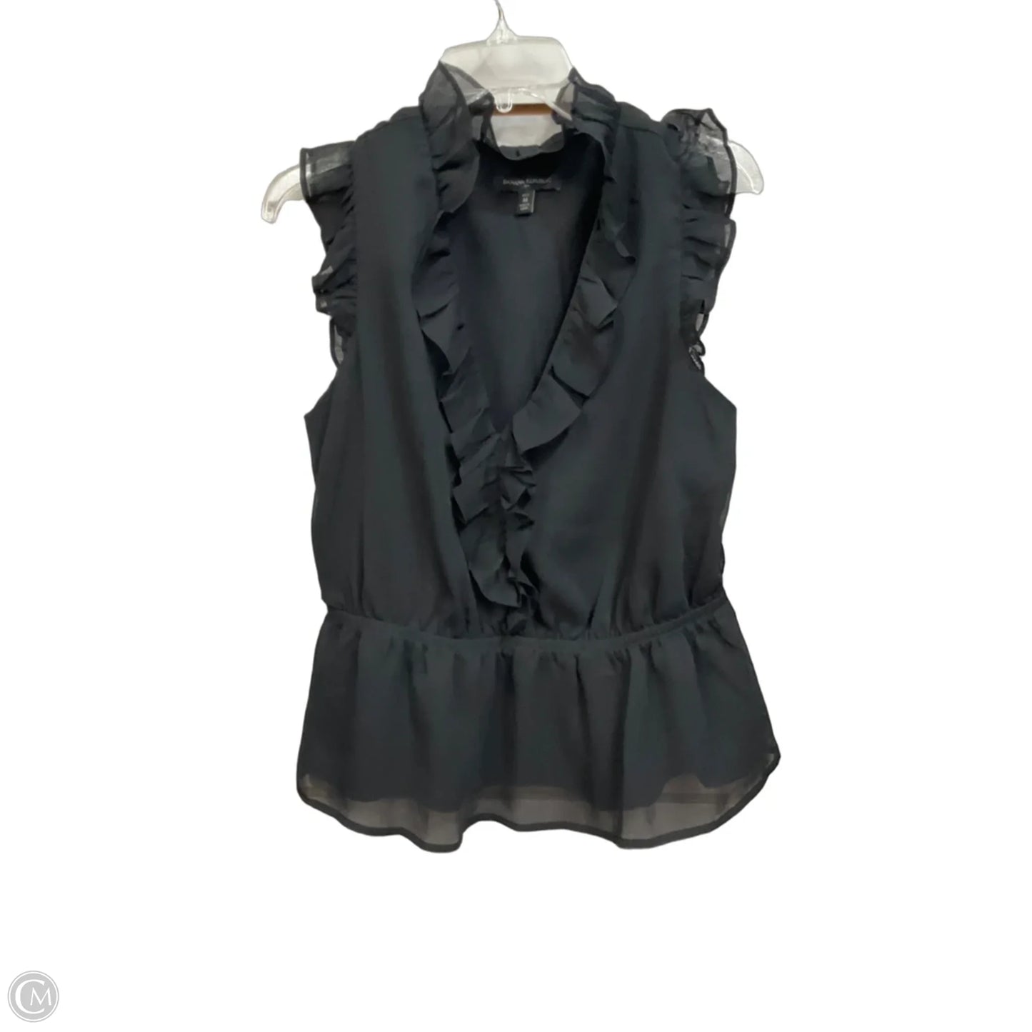 Top Sleeveless By Banana Republic In Black, Size: Mp