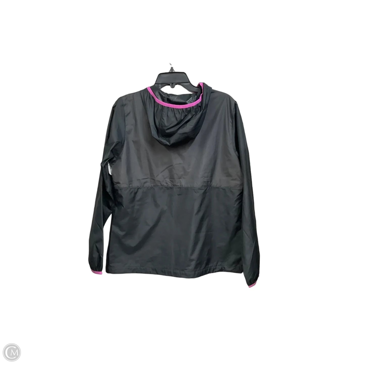 Jacket Windbreaker By Columbia In Black & Purple, Size: M