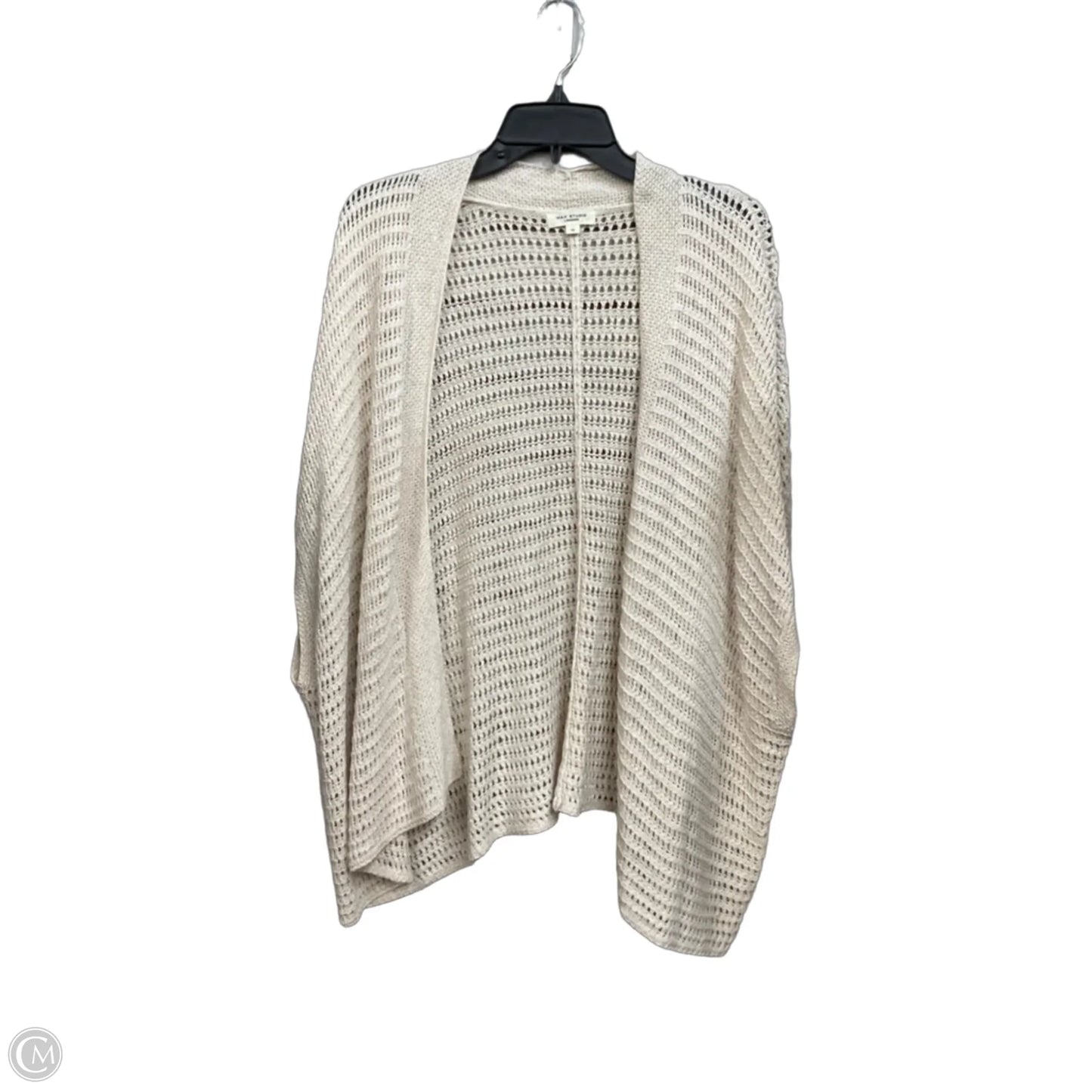Cardigan By Max Studio In Beige, Size: 1x