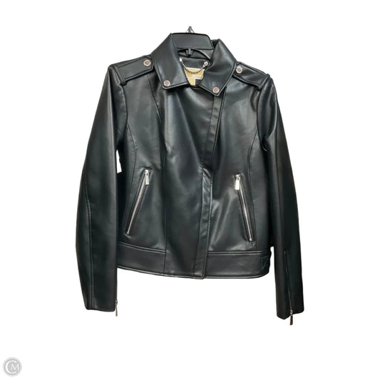 Jacket Moto By Michael By Michael Kors In Black, Size: L