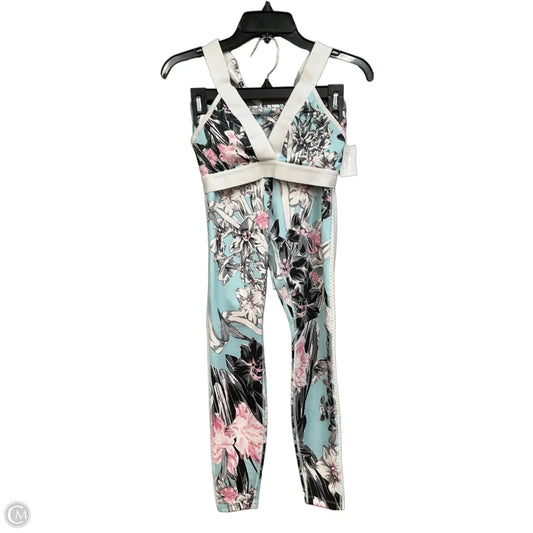 Athletic Pants 2pc By Nike Apparel In Floral Print, Size: S