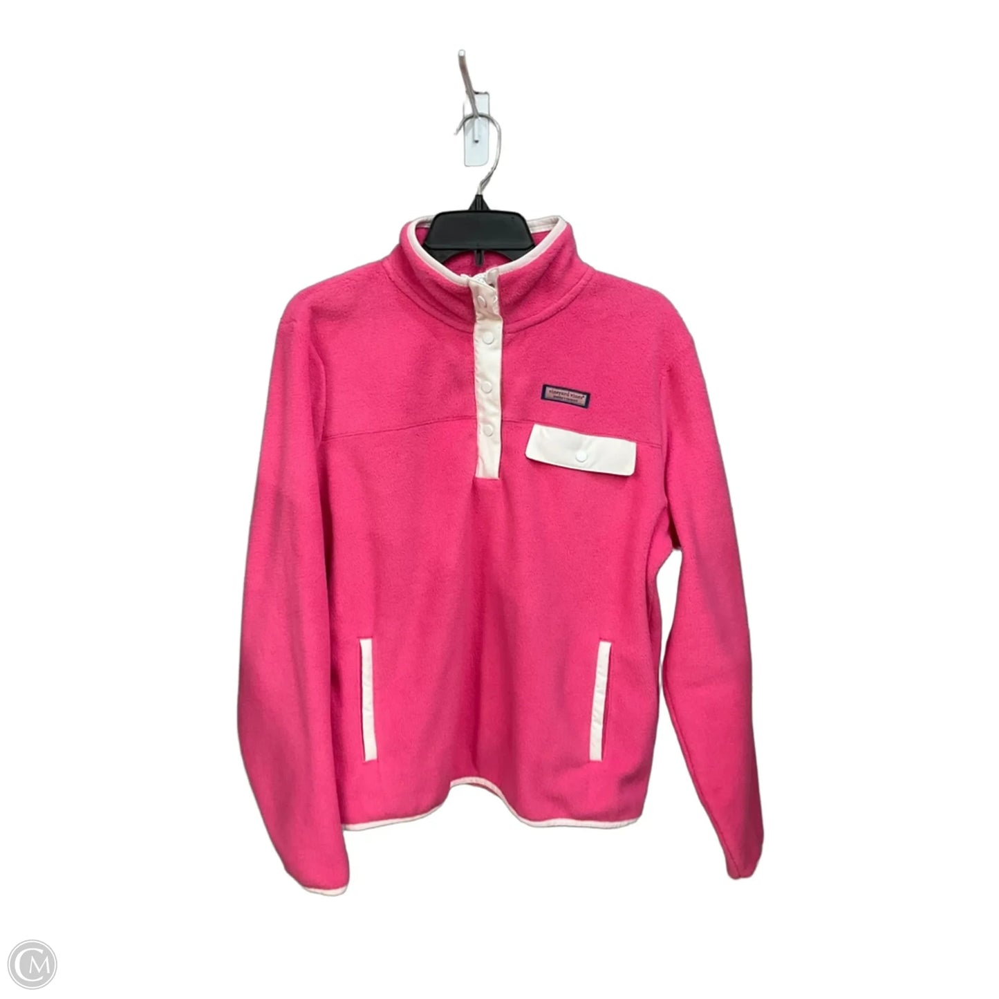 Jacket Fleece By Vineyard Vines In Pink, Size: M