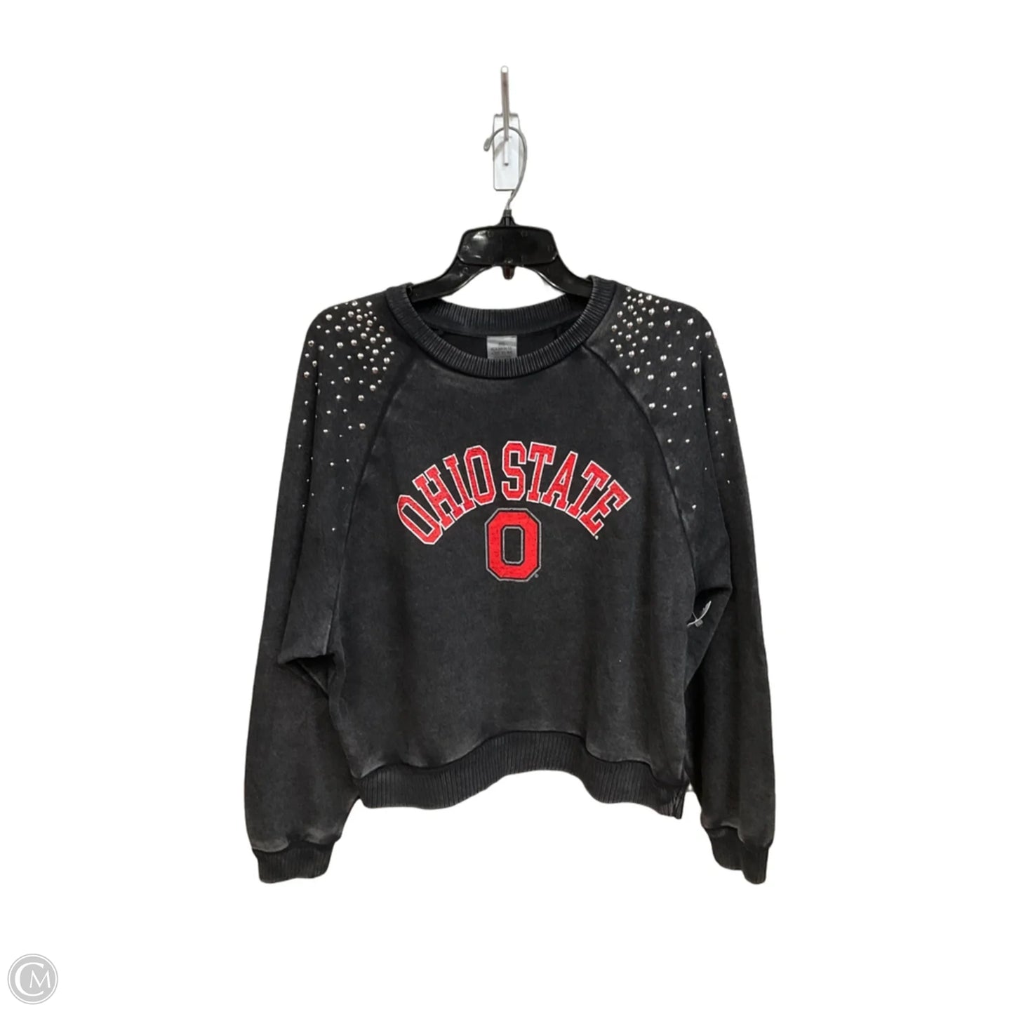 Sweatshirt Crewneck By Cme In Black & Red, Size: L