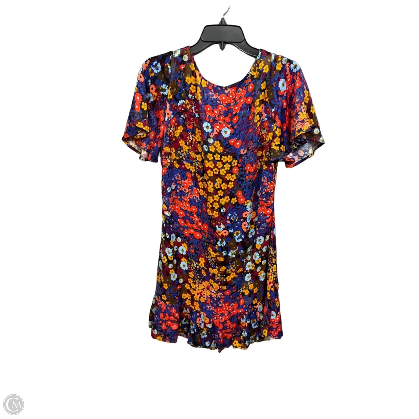 Dress Casual Midi By Anthropologie In Floral Print, Size: M