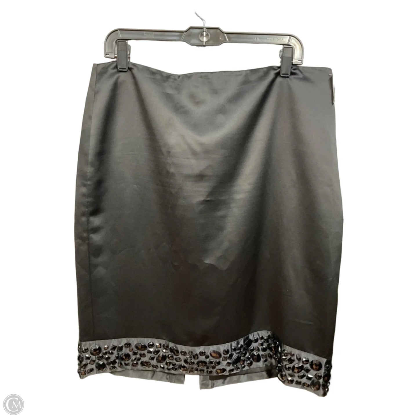 Skirt Midi By White House Black Market In Black, Size: 14