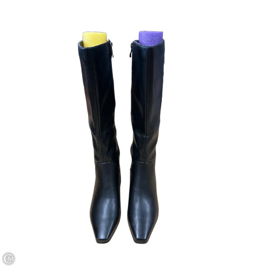 Boots Knee Heels By Cmf In Black, Size: 6