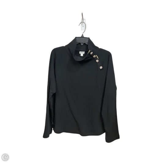 Top Long Sleeve By J. Crew In Black, Size: L
