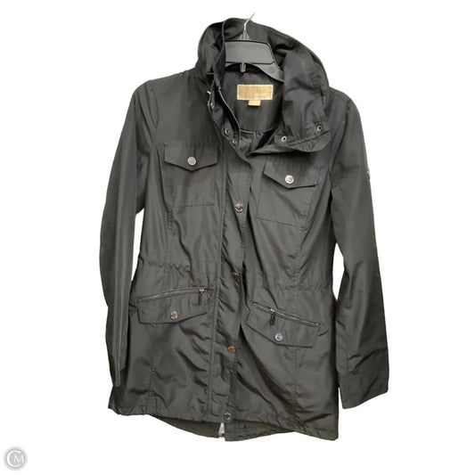 Jacket Windbreaker By Michael By Michael Kors In Black, Size: Xs