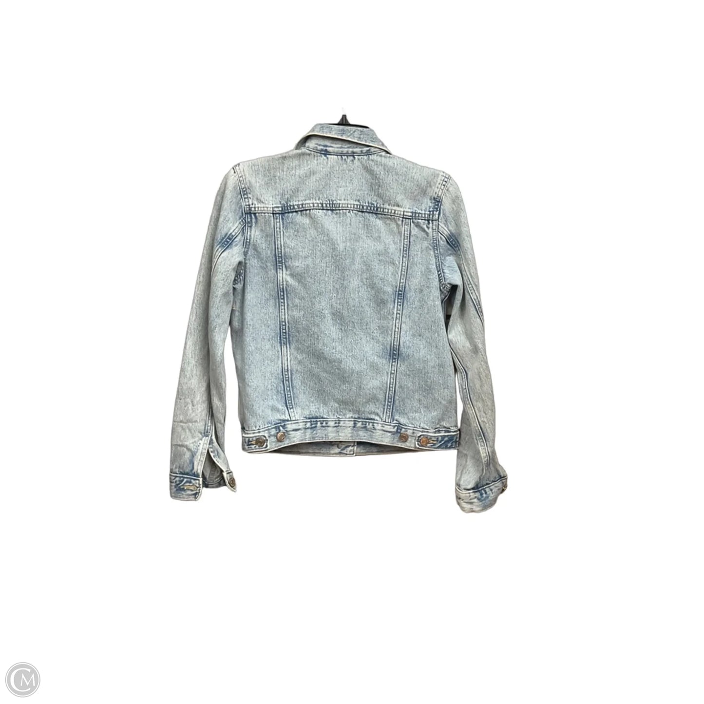 Jacket Denim By Gap In Blue Denim, Size: S