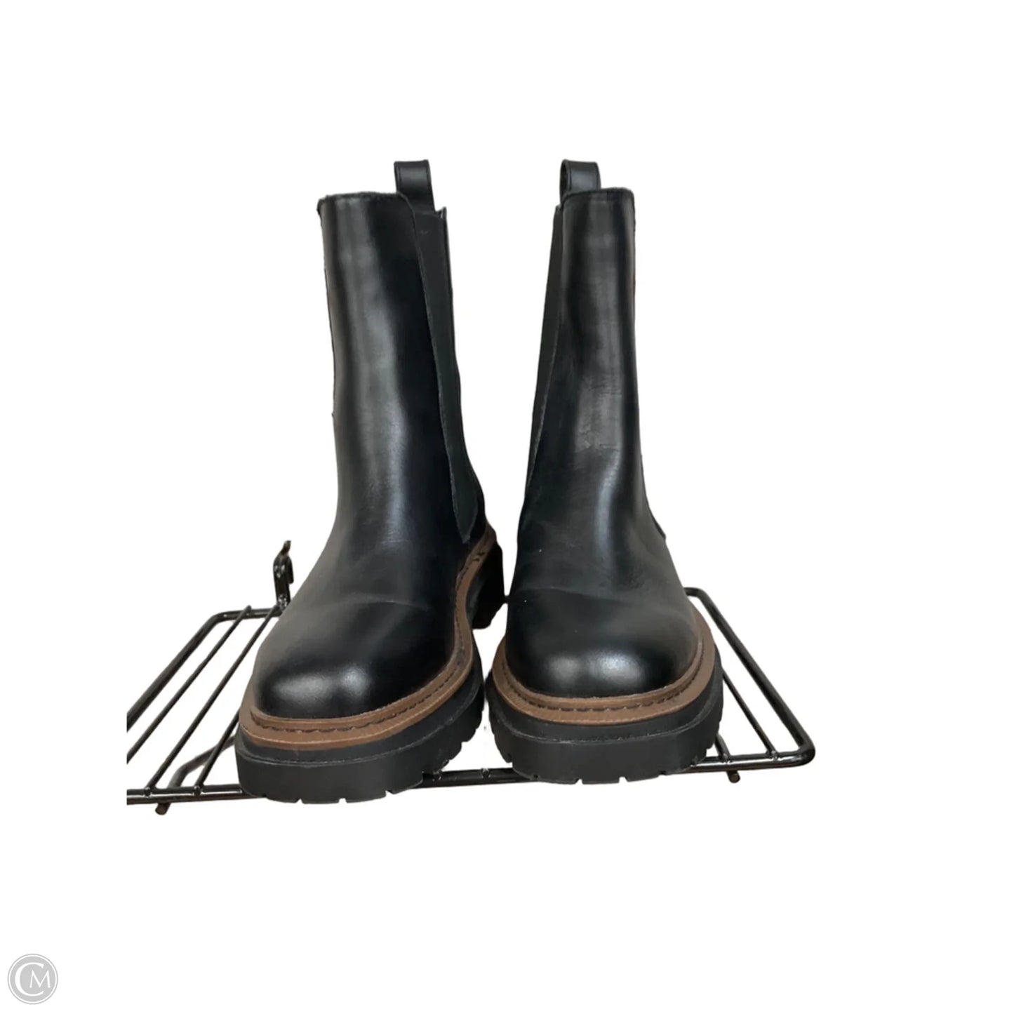 Boots Ankle Flats By Steve Madden In Black, Size: 6