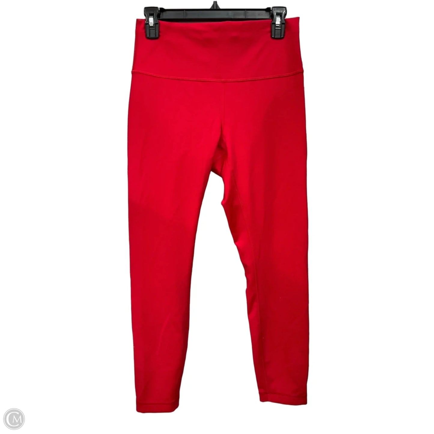 Athletic Leggings By Lululemon In Red, Size: M