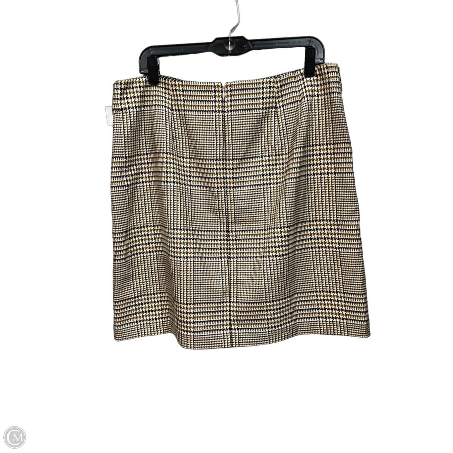 Skirt Midi By Ann Taylor In Checkered Pattern, Size: 12
