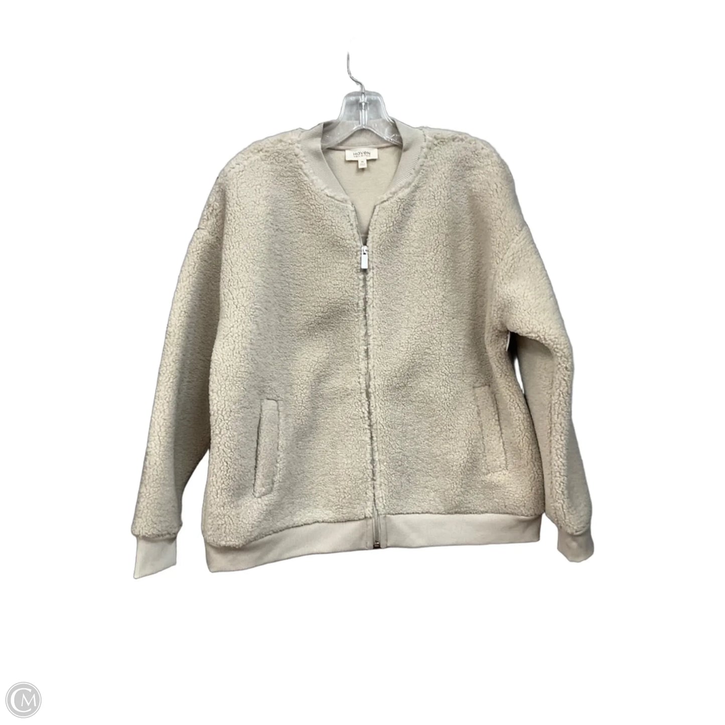 Jacket Fleece By Haven In Beige, Size: M