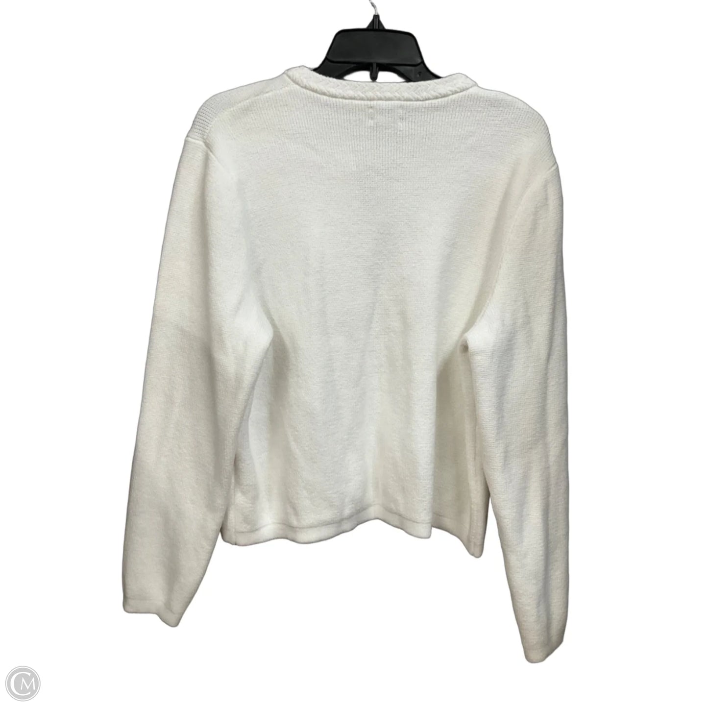 Cardigan By J. Crew In White, Size: Xl