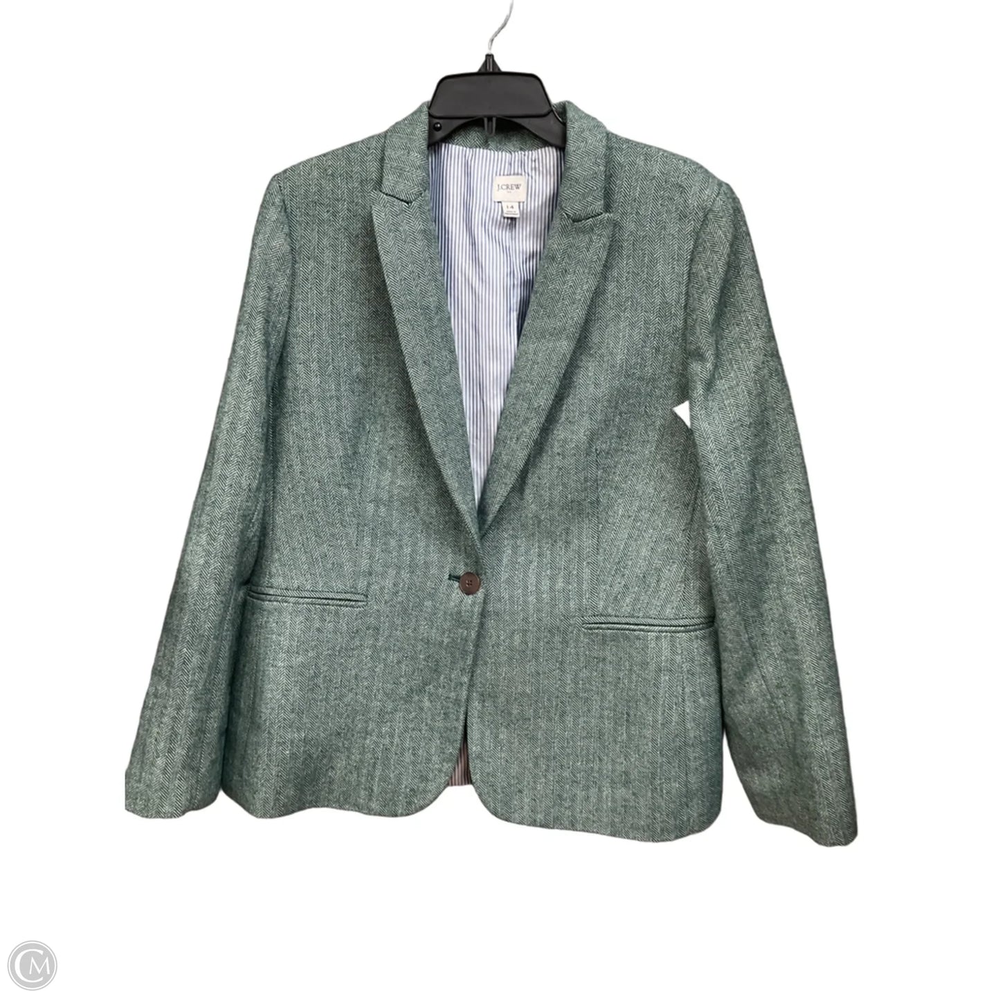 Blazer By J. Crew In Green, Size: Xl