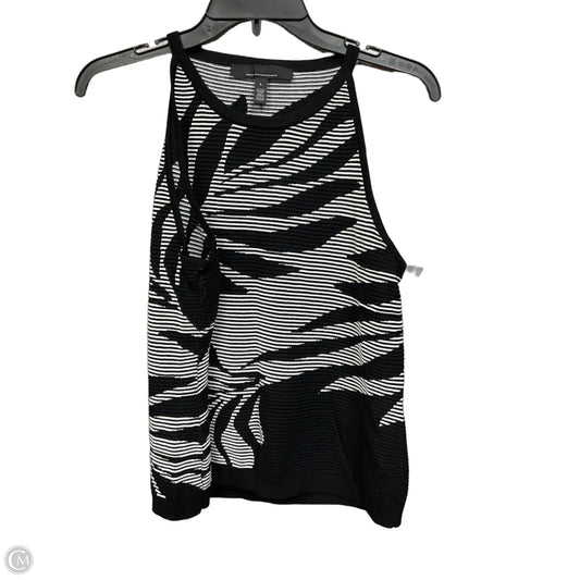 Top Sleeveless By White House Black Market In Black & White, Size: L