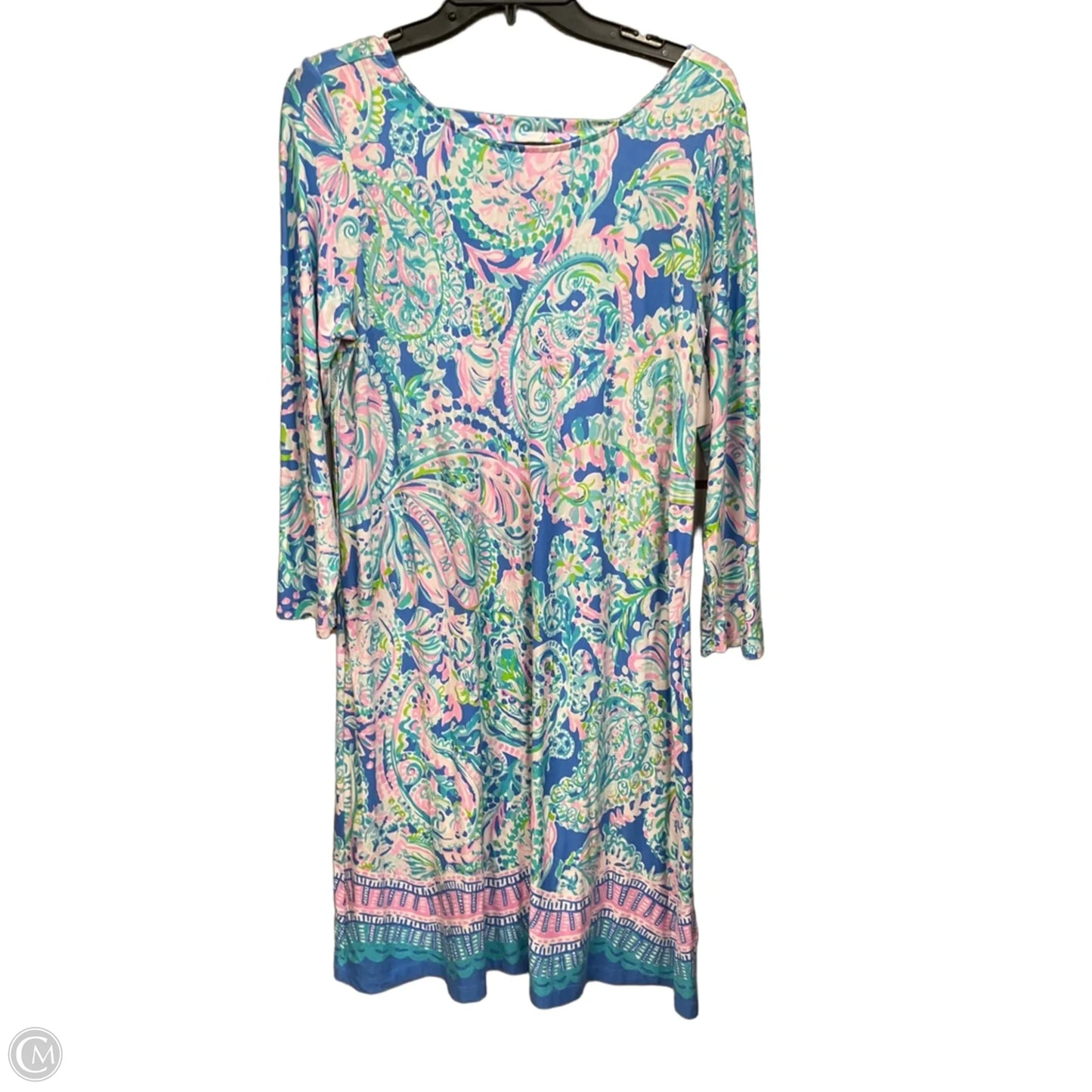 Dress Designer By Lilly Pulitzer In Blue & Pink, Size: Xl