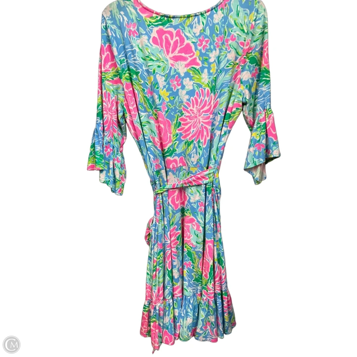 Dress Designer By Lilly Pulitzer In Floral Print, Size: Xl
