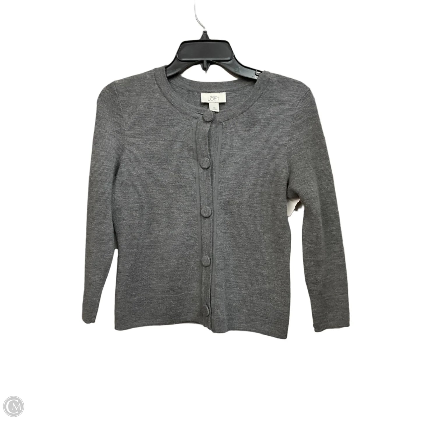 Cardigan By Loft In Grey, Size: Xs