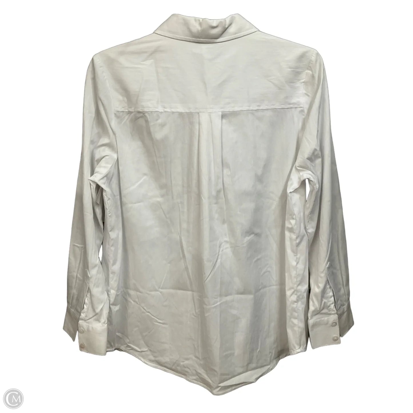 Top Long Sleeve By Liverpool In White, Size: S