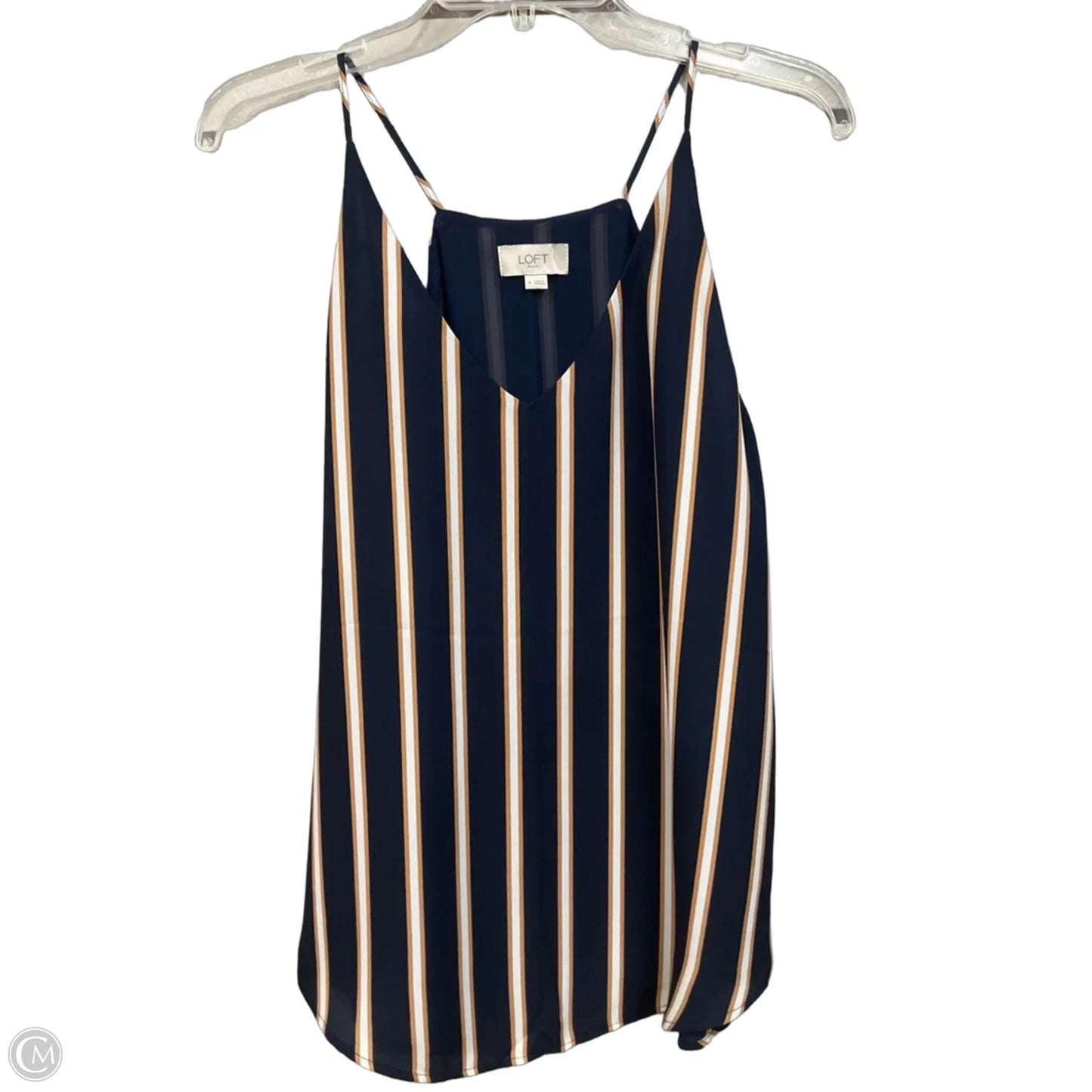 Top Cami By Loft In Striped Pattern, Size: M
