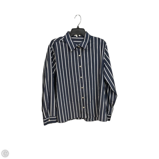 Top Long Sleeve By Z Supply In Striped Pattern, Size: M