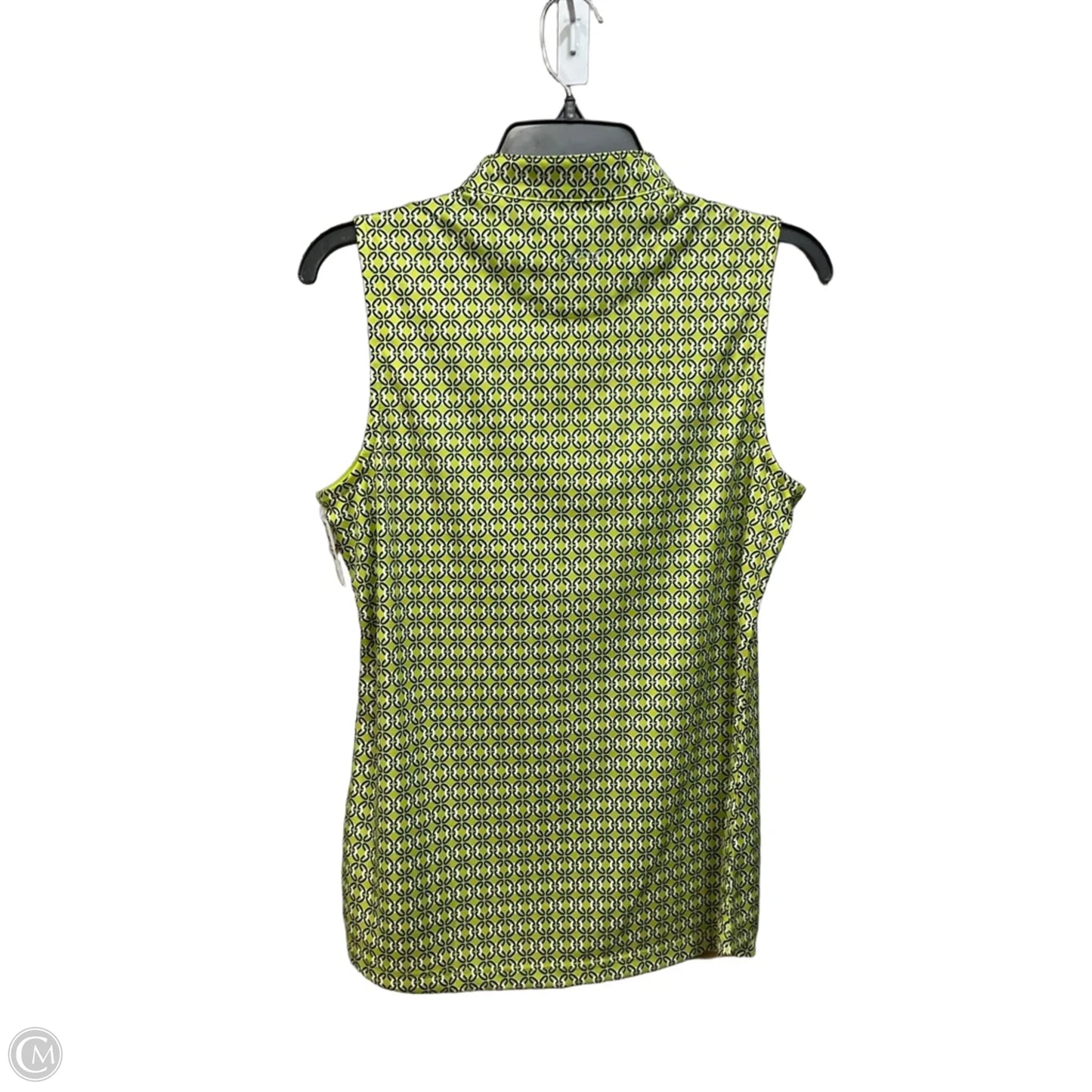 Athletic Tank Top By Greg Norman In Geometric Pattern, Size: M
