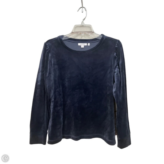 Top Long Sleeve By Chicos In Navy, Size: M
