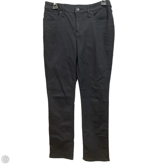 Jeans Straight By Chicos In Black Denim, Size: 2