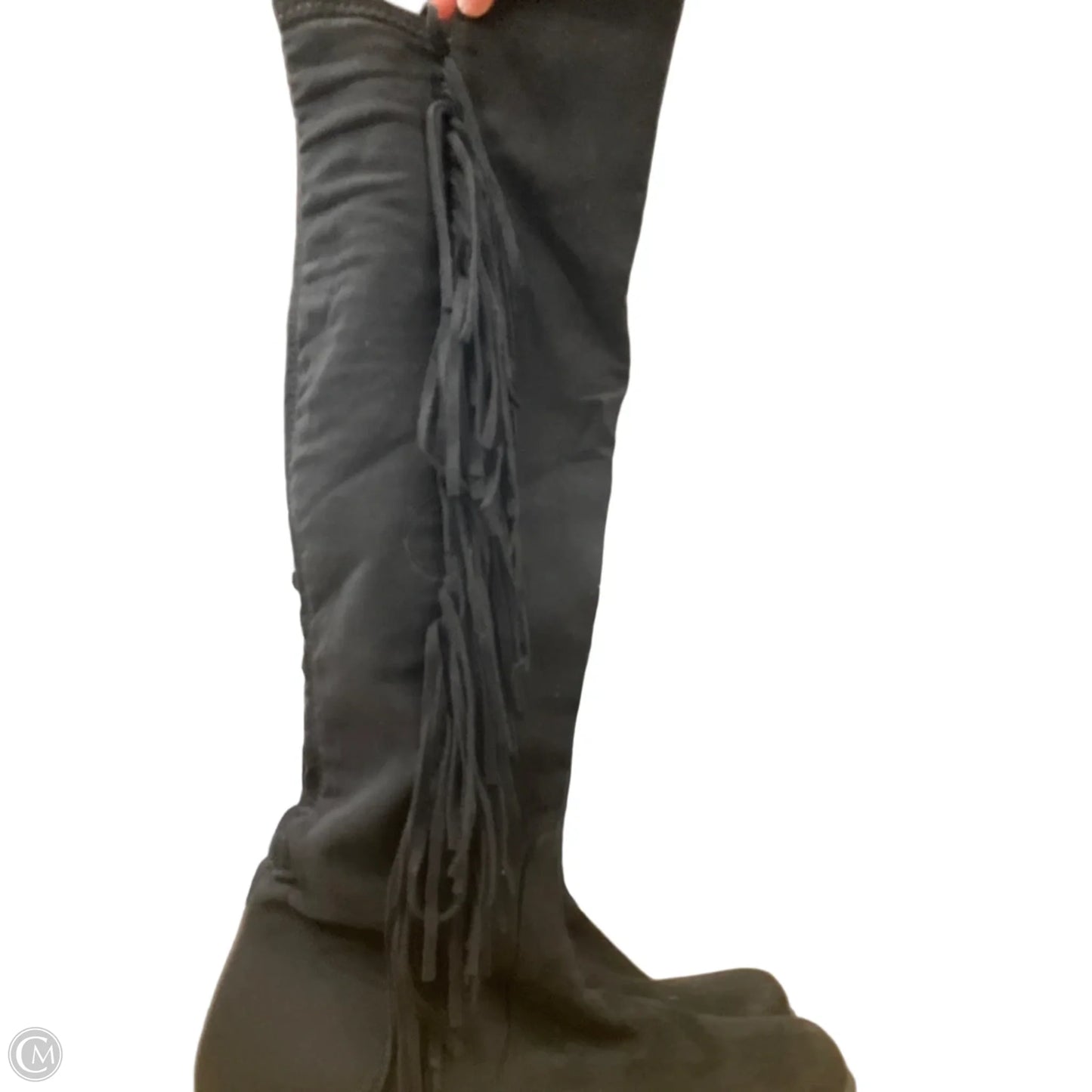 Boots Knee Flats By Unisa In Black, Size: 9