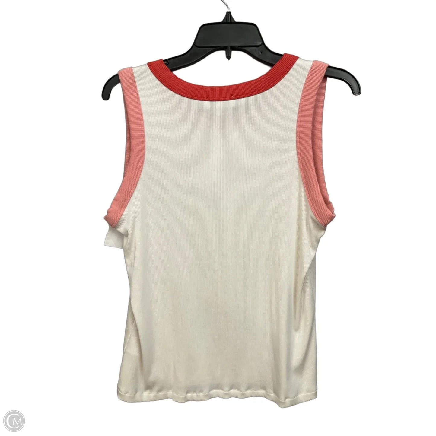 Top Sleeveless By Evereve In White, Size: L