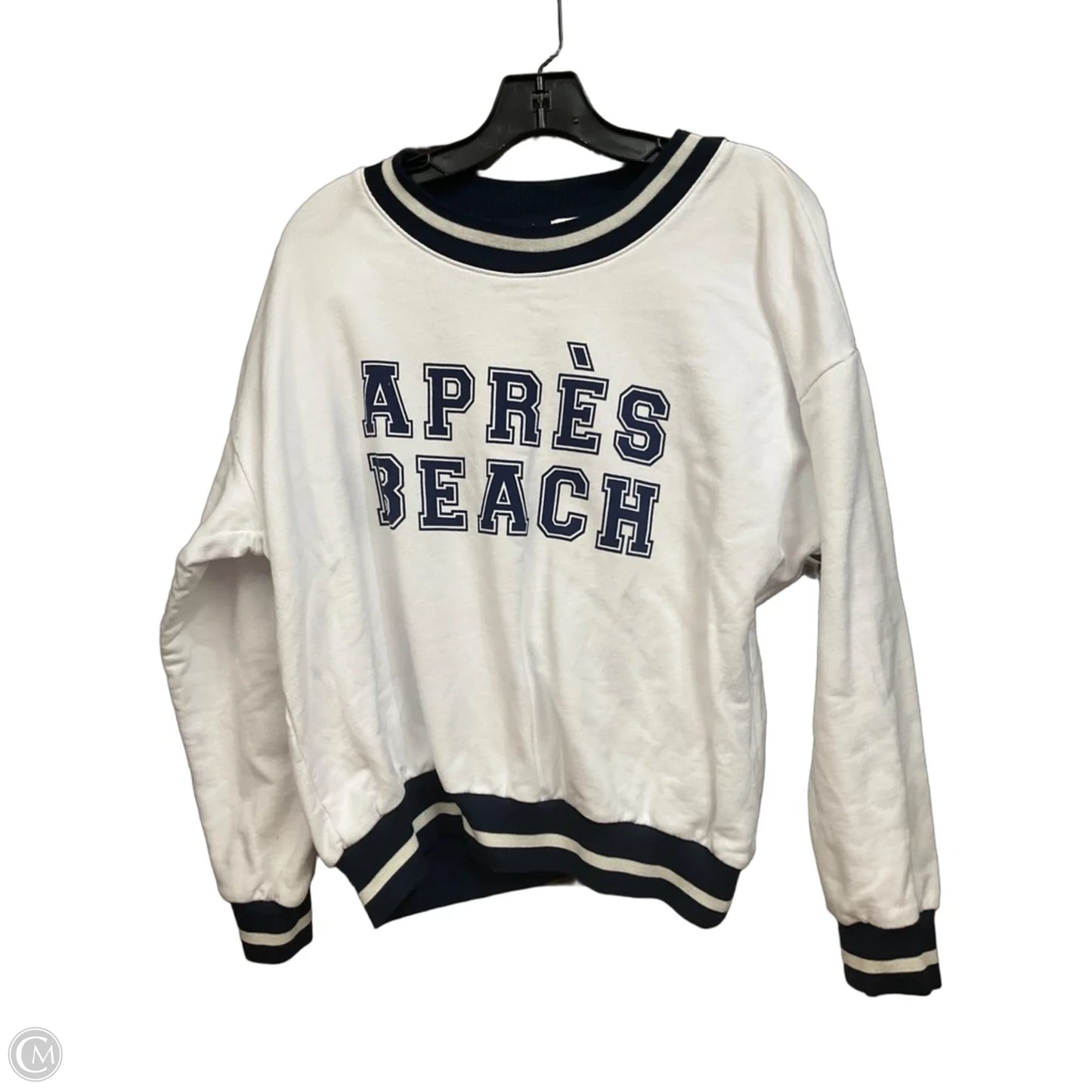 Sweatshirt Crewneck By Sundry In White, Size: S
